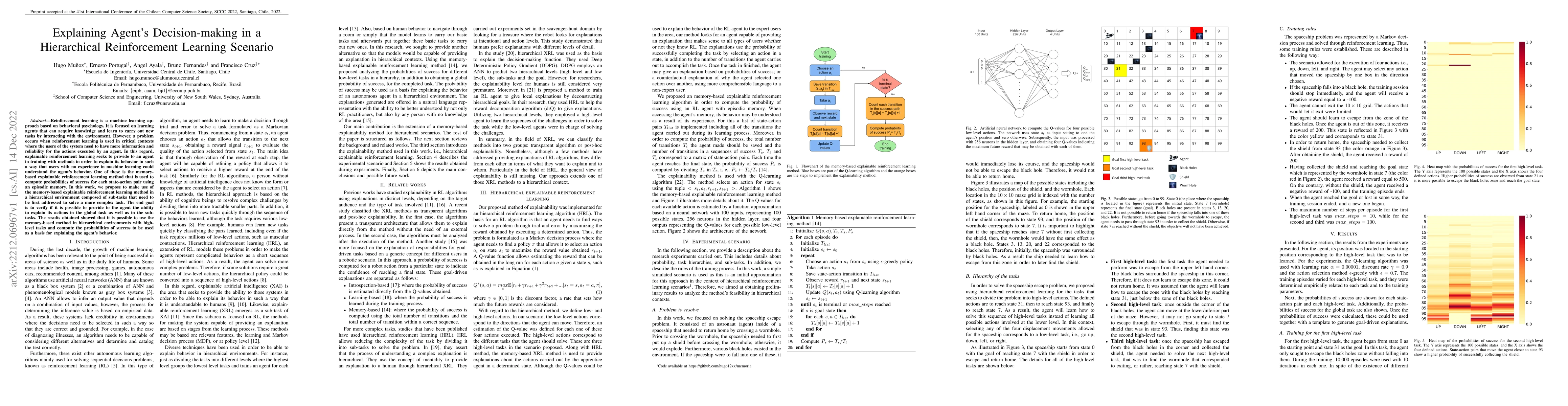 Thumbnail for Explaining Agent's Decision-making in a Hierarchical Reinforcement
  Learning Scenario