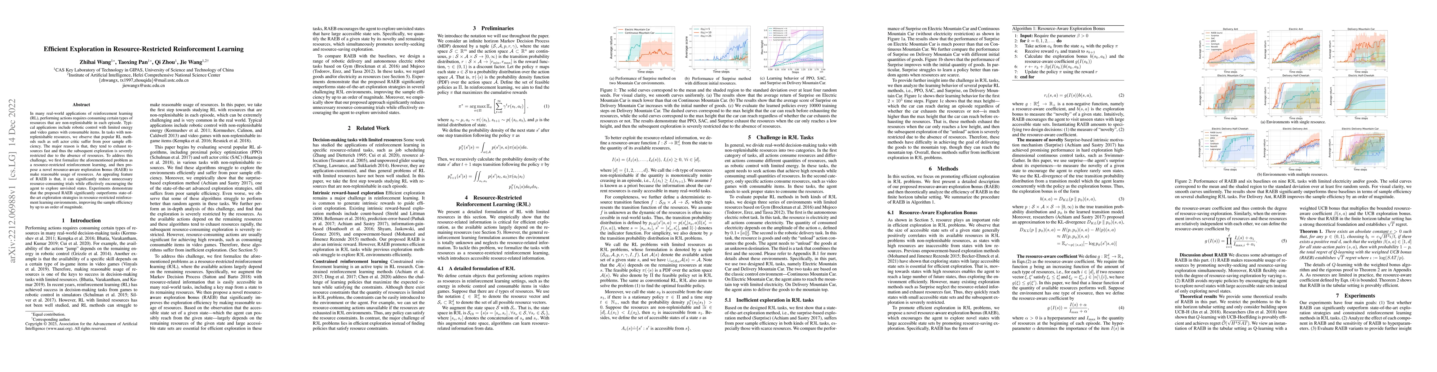 Thumbnail for Efficient Exploration in Resource-Restricted Reinforcement Learning