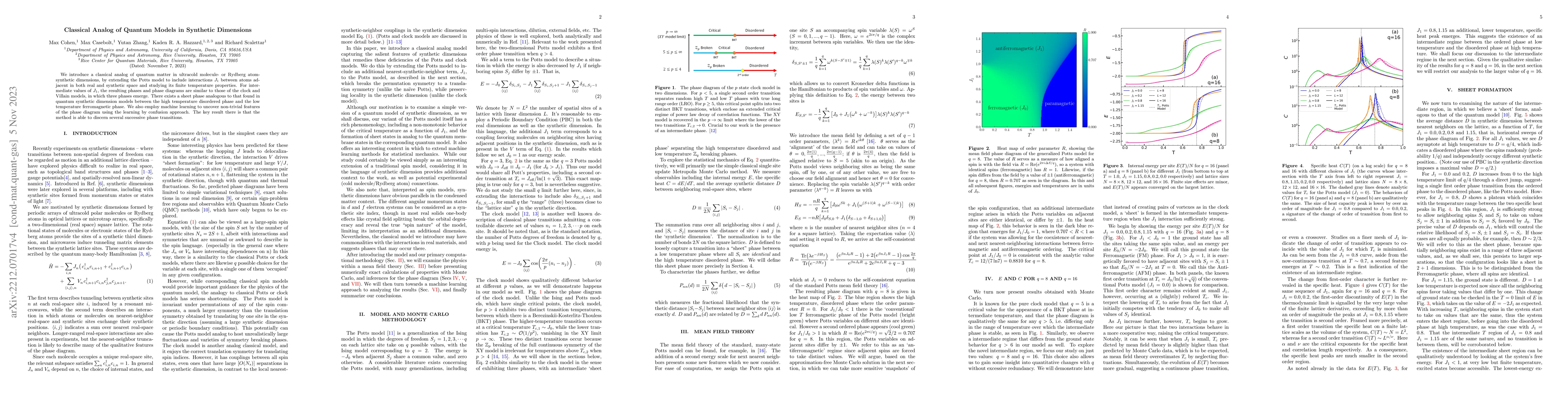 Thumbnail for Classical Analog of Quantum Models in Synthetic Dimensions