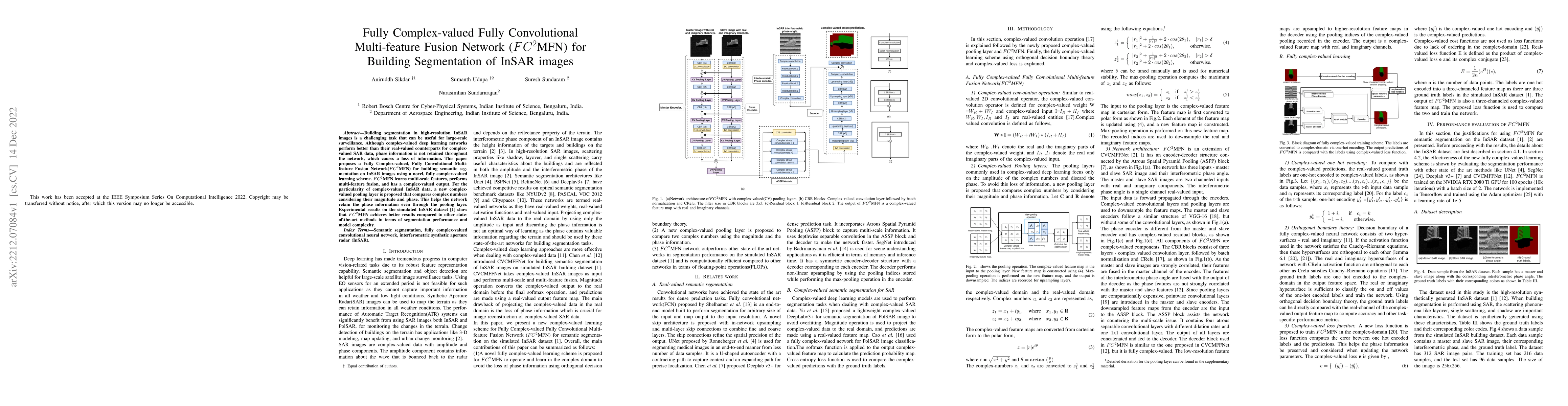 Thumbnail for Fully Complex-valued Fully Convolutional Multi-feature Fusion Network
  (FC2MFN) for Building Segmentation of InSAR images