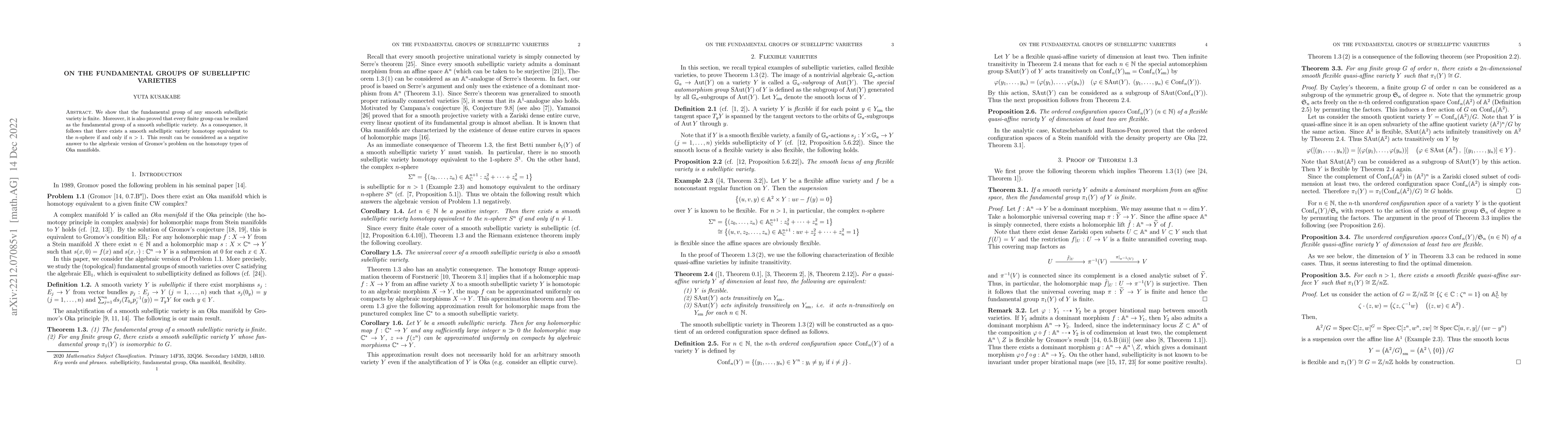 Thumbnail for On the fundamental groups of subelliptic varieties