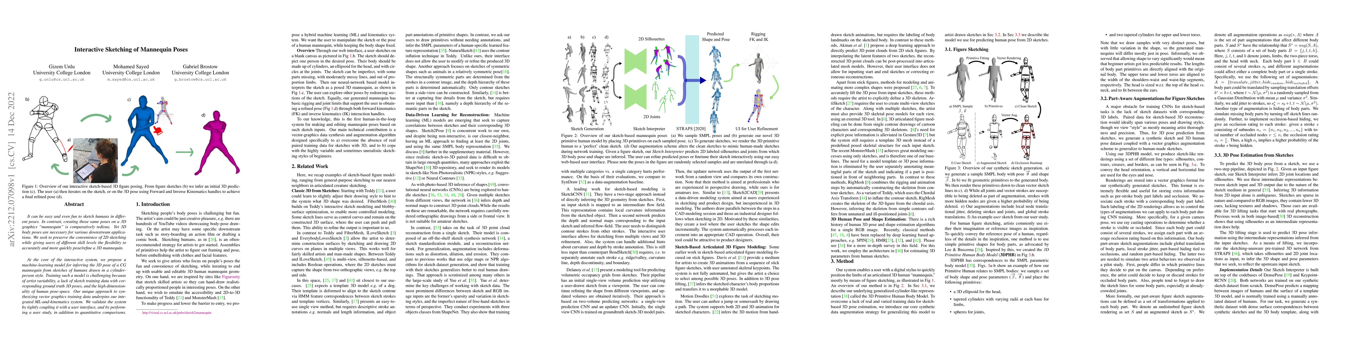 Thumbnail for Interactive Sketching of Mannequin Poses