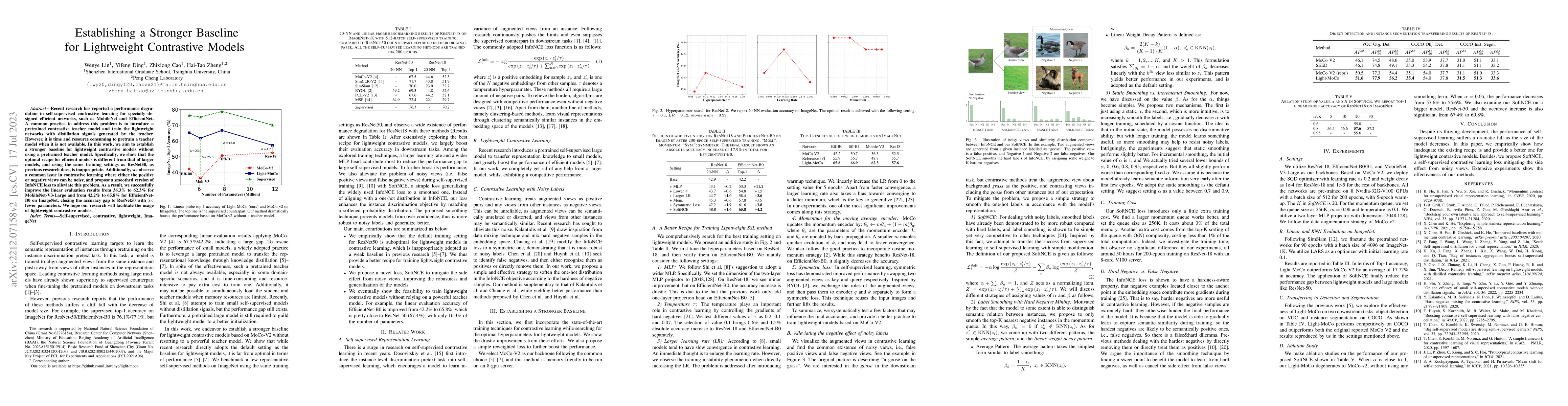 Thumbnail for Establishing a stronger baseline for lightweight contrastive models