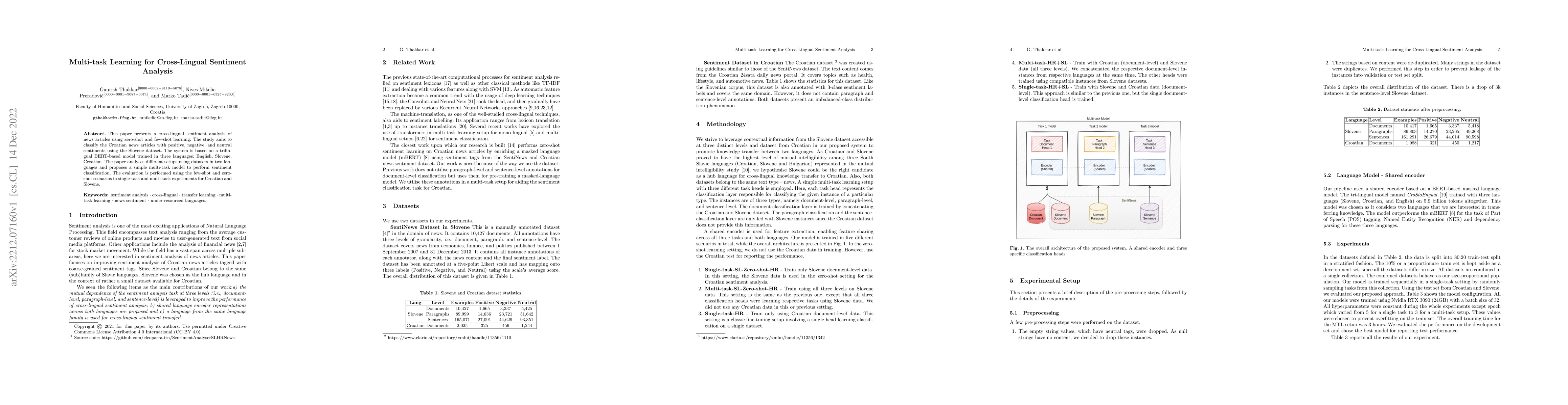 Thumbnail for Multi-task Learning for Cross-Lingual Sentiment Analysis