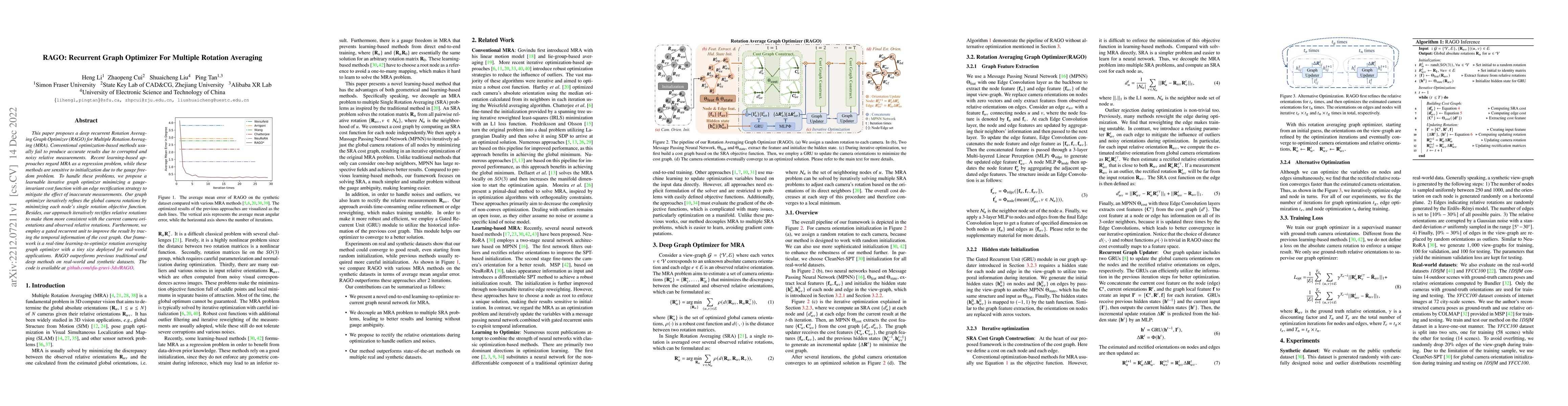 Thumbnail for RAGO: Recurrent Graph Optimizer For Multiple Rotation Averaging