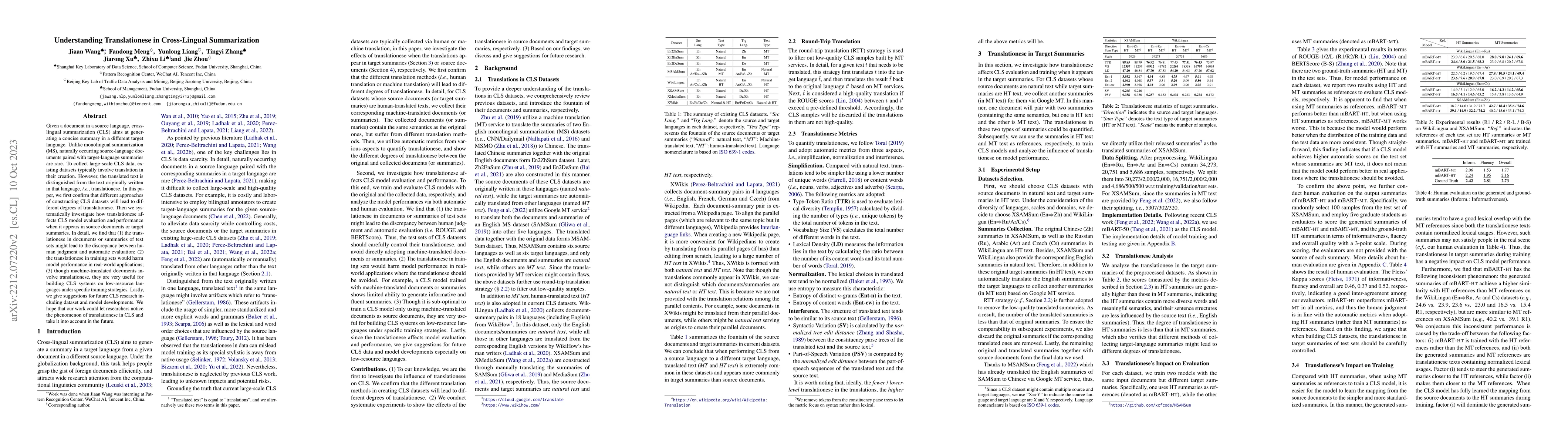 Thumbnail for Understanding Translationese in Cross-Lingual Summarization