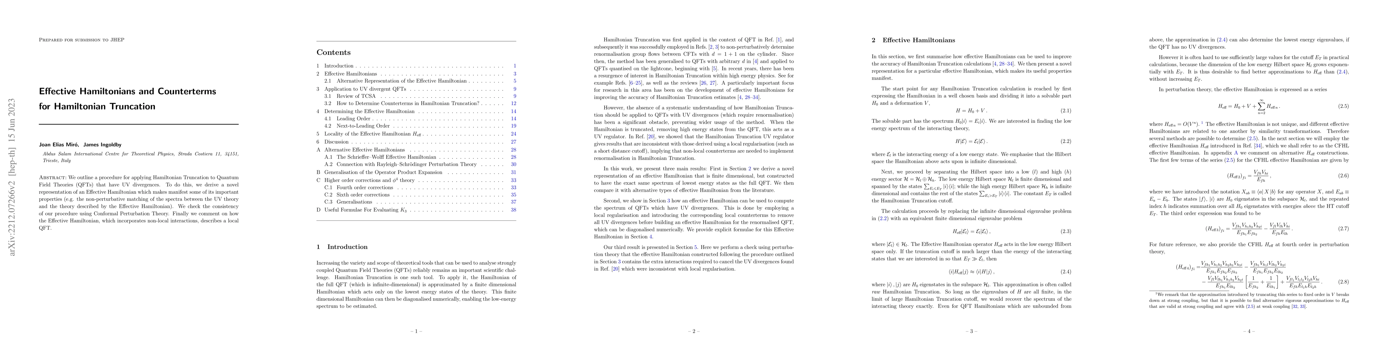 Thumbnail for Effective Hamiltonians and Counterterms for Hamiltonian Truncation