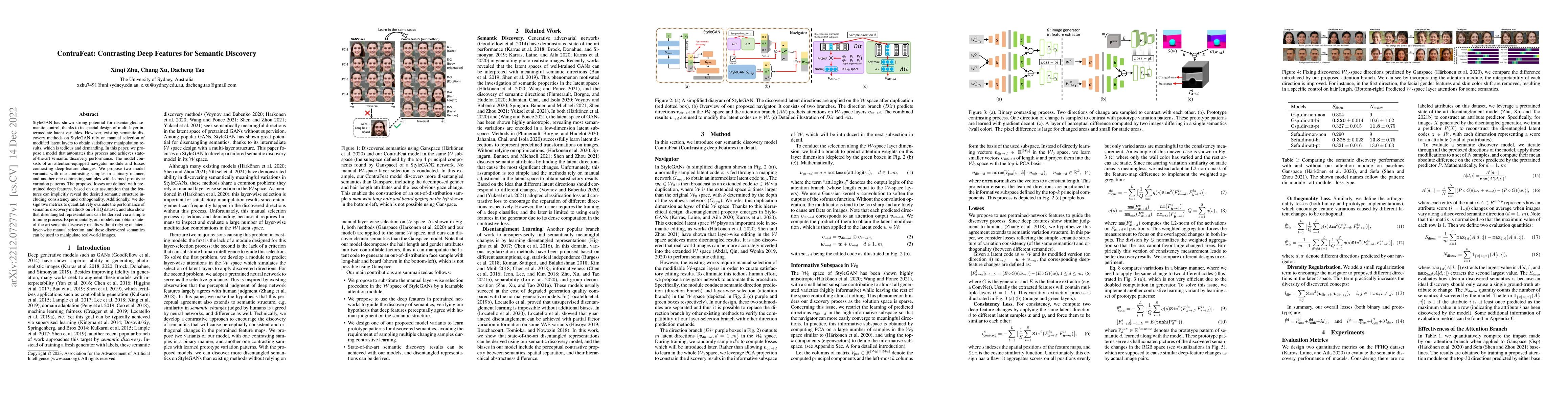 Thumbnail for ContraFeat: Contrasting Deep Features for Semantic Discovery