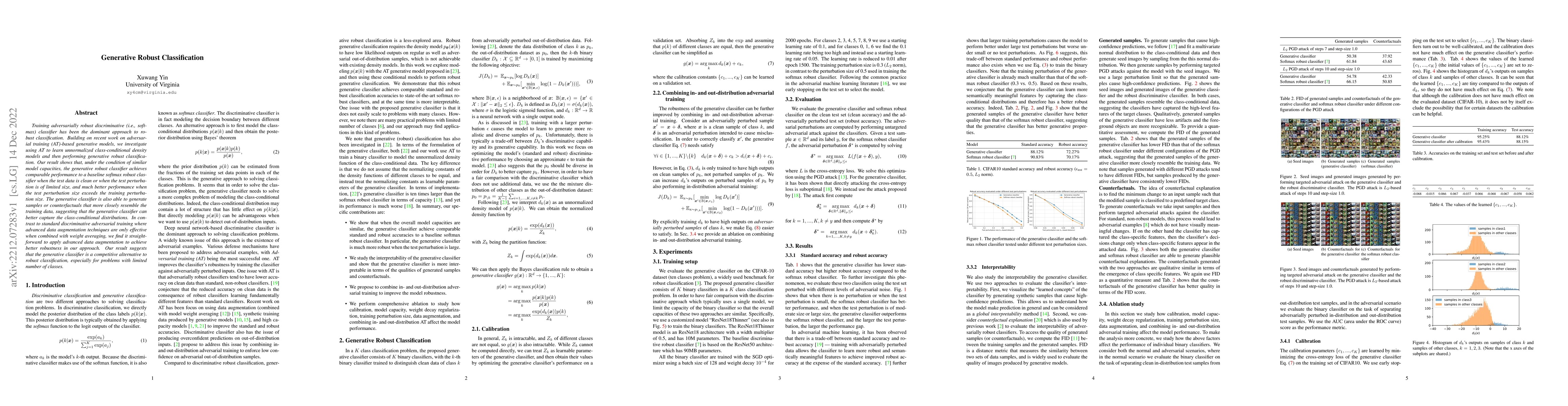 Thumbnail for Generative Robust Classification