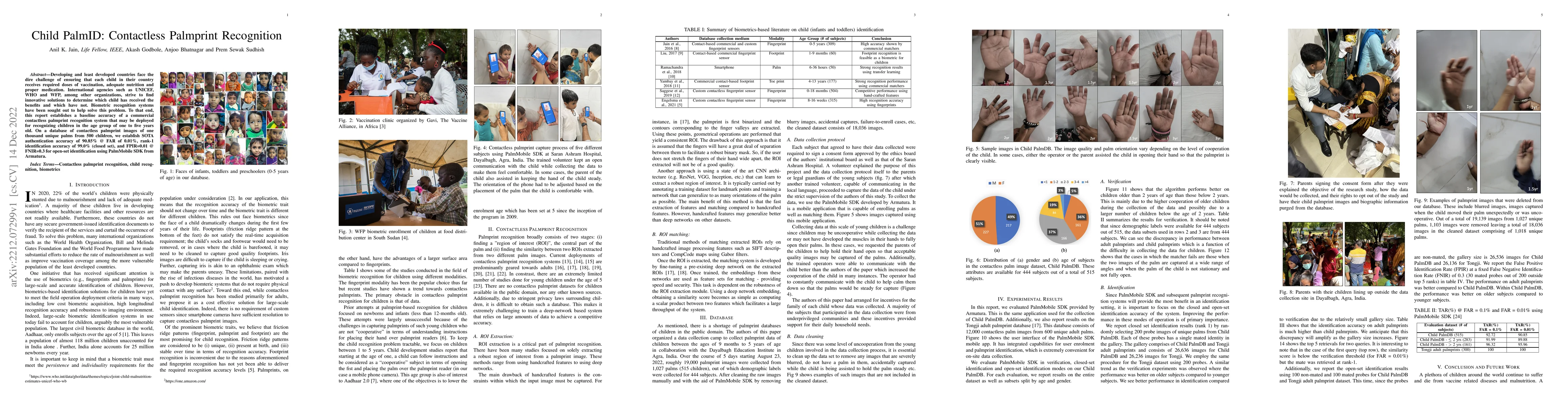 Thumbnail for Child PalmID: Contactless Palmprint Recognition