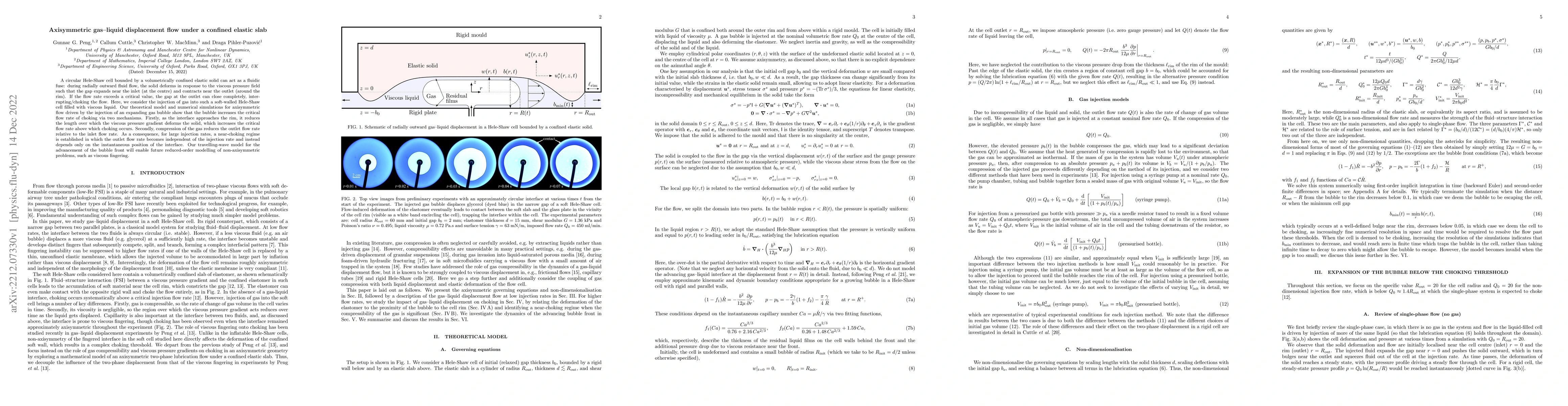 Thumbnail for Axisymmetric gas-liquid displacement flow under a confined elastic slab