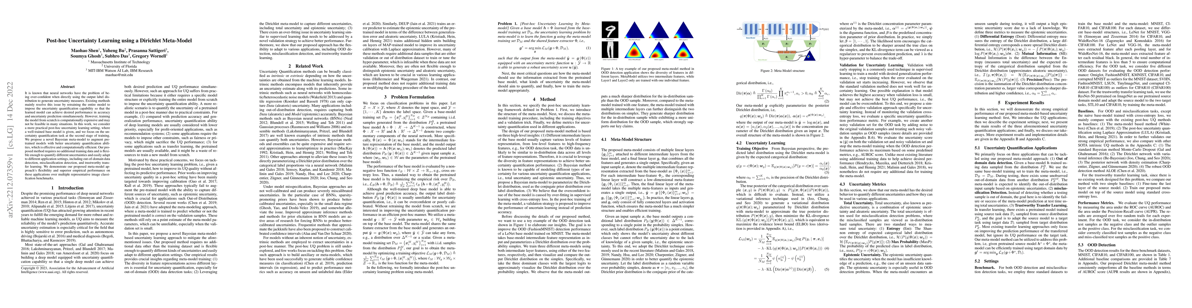 Thumbnail for Post-hoc Uncertainty Learning using a Dirichlet Meta-Model