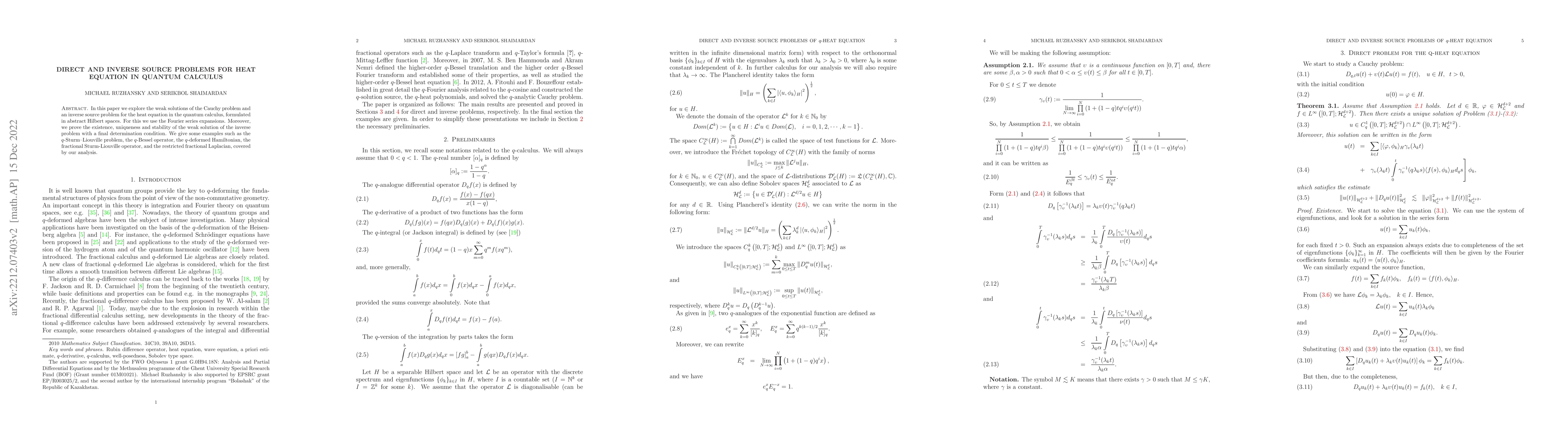 Thumbnail for Direct and inverse source problems for heat equation in quantum calculus