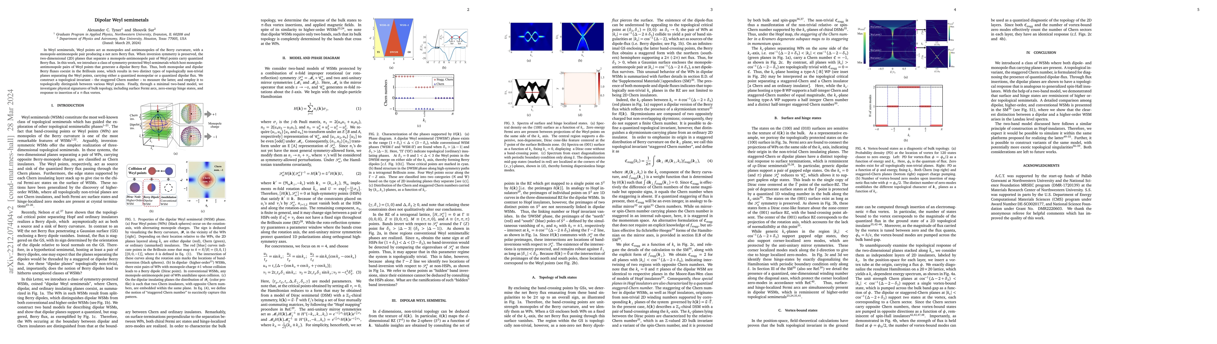 Thumbnail for Dipolar Weyl semimetals
