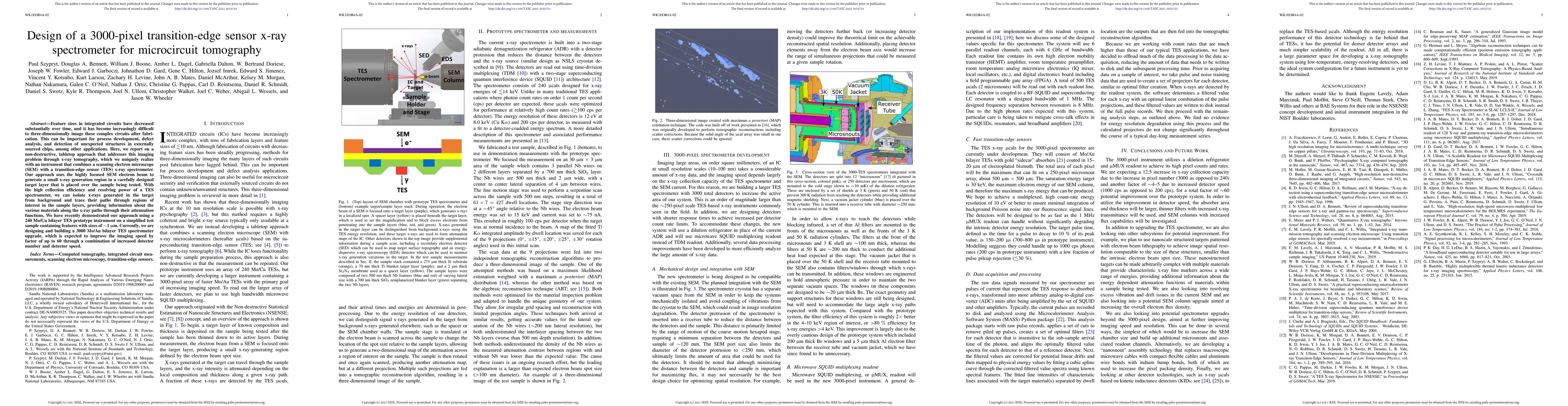 Thumbnail for Design of a 3000-pixel transition-edge sensor x-ray spectrometer for
  microcircuit tomography
