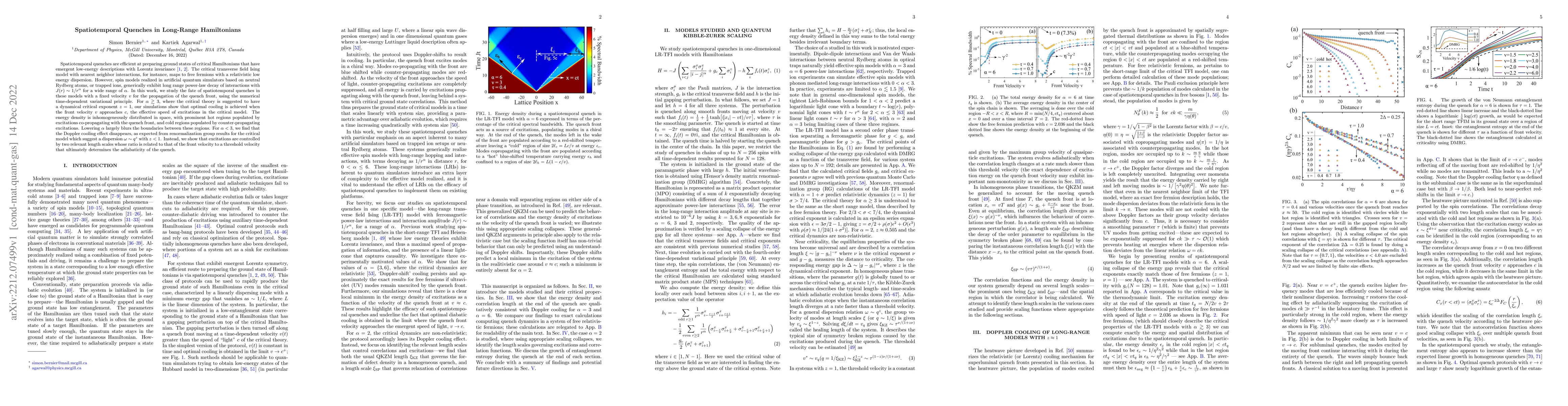 Thumbnail for Spatiotemporal Quenches in Long-Range Hamiltonians