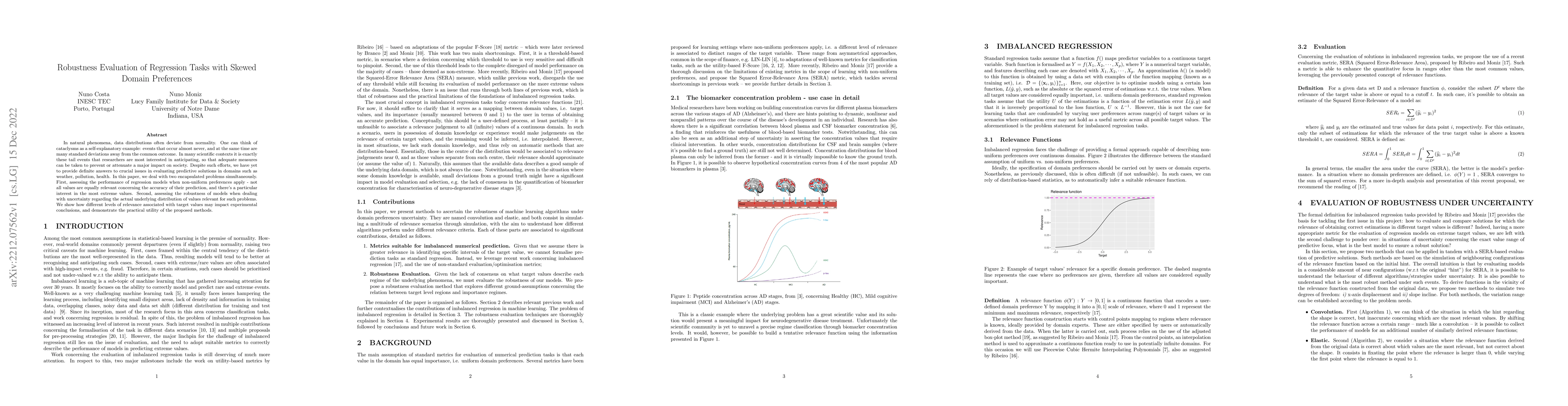 Thumbnail for Robustness Evaluation of Regression Tasks with Skewed Domain Preferences