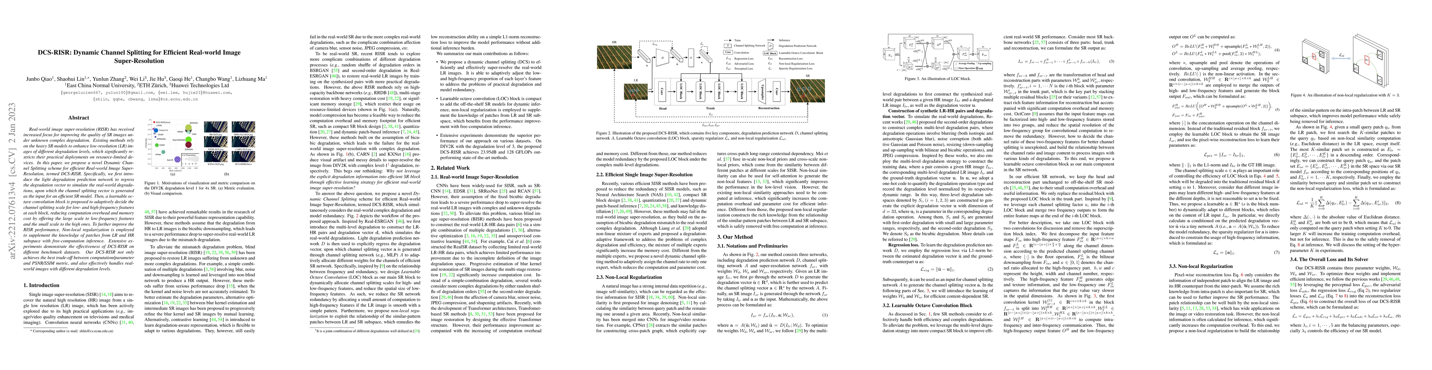Thumbnail for DCS-RISR: Dynamic Channel Splitting for Efficient Real-world Image
  Super-Resolution