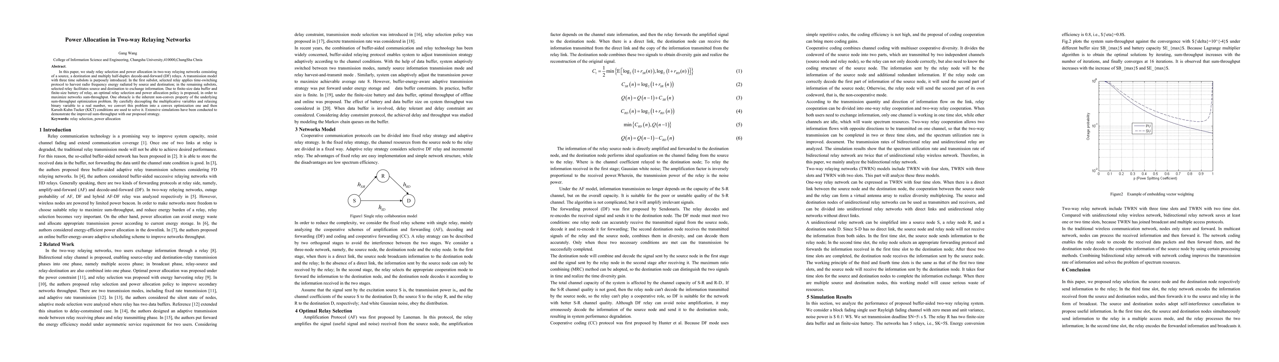 Thumbnail for Power Allocation in Two-way Relaying Networks