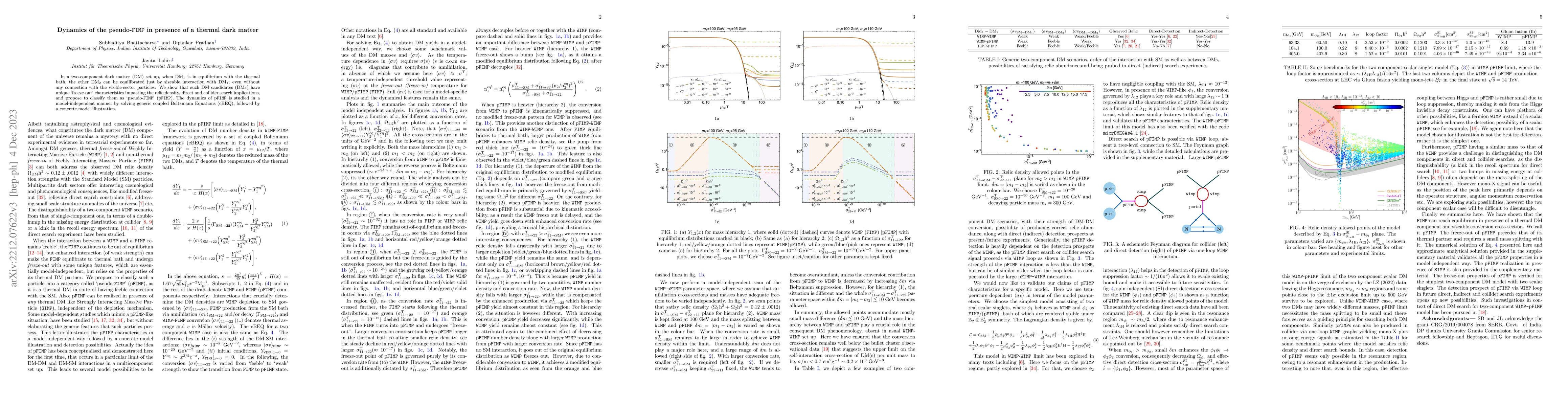 Thumbnail for Dynamics of the pseudo-FIMP in presence of a thermal Dark Matter