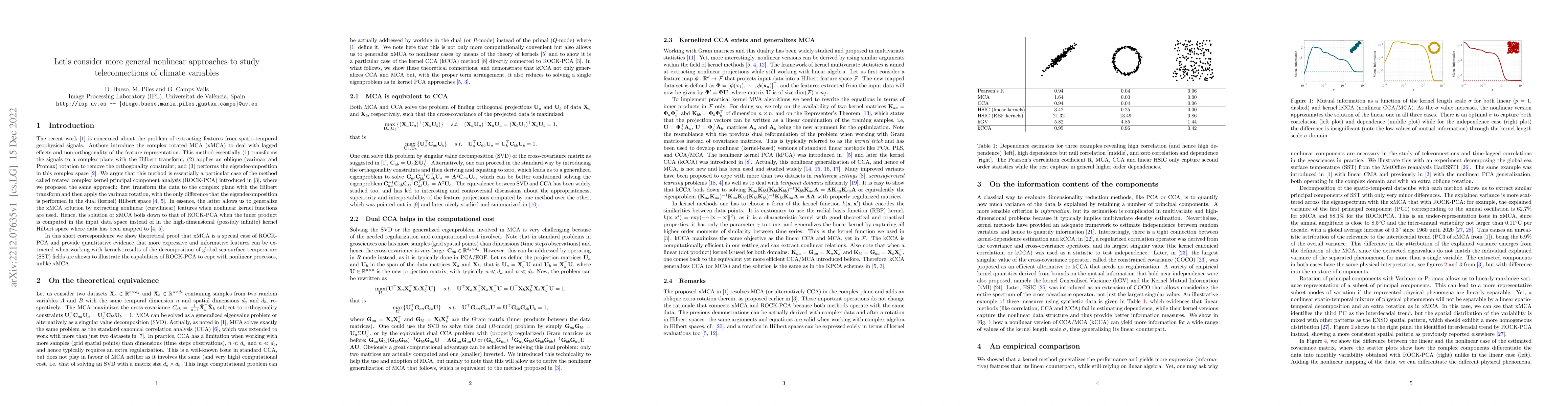 Thumbnail for Let's consider more general nonlinear approaches to study
  teleconnections of climate variables