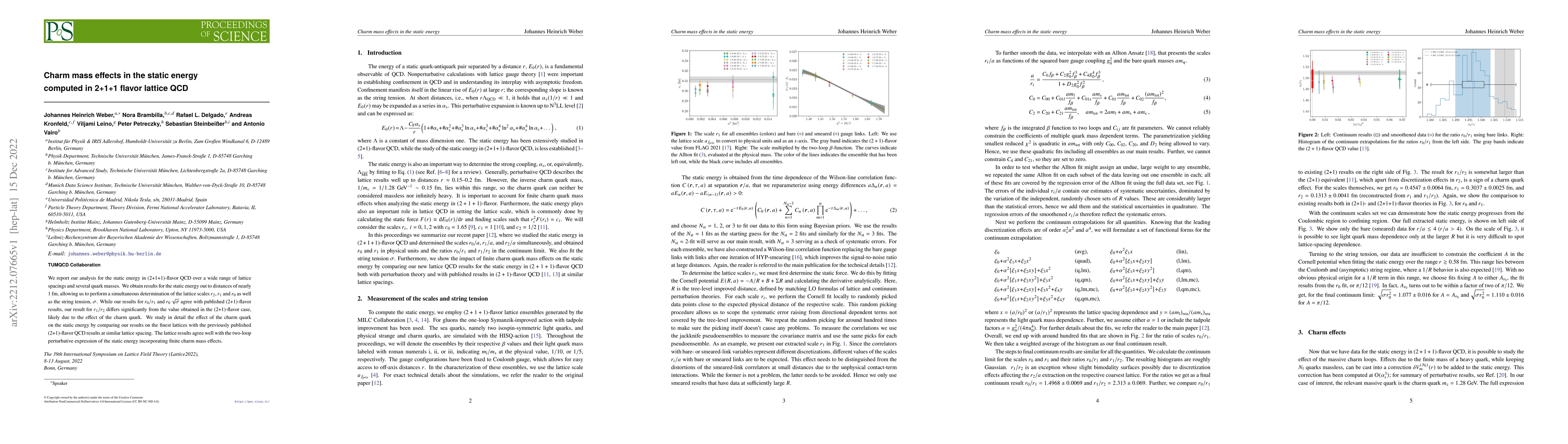 Thumbnail for Charm mass effects in the static energy computed in 2+1+1 flavor lattice
  QCD
