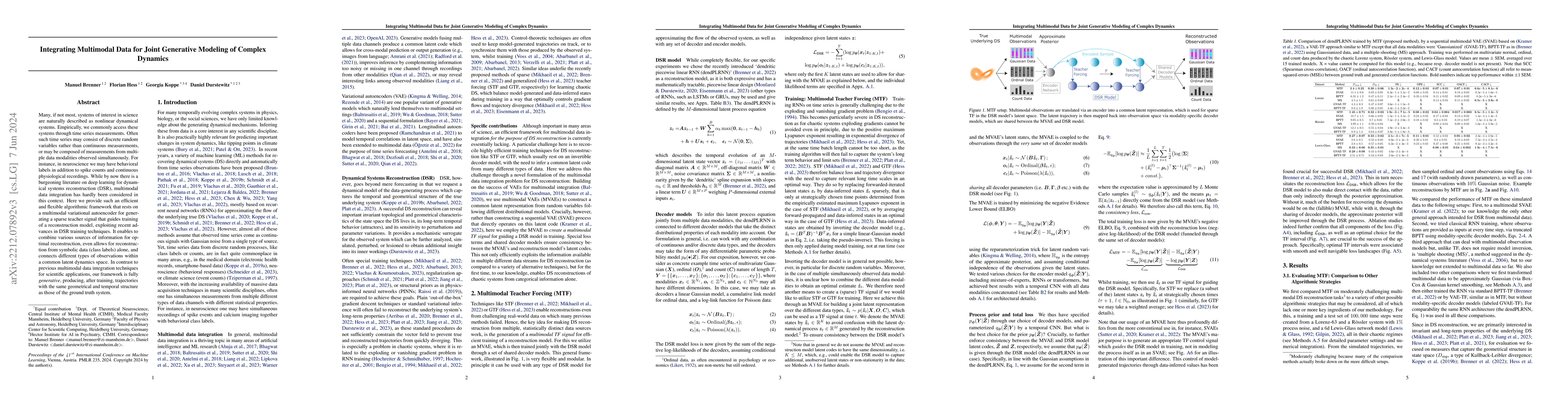 Thumbnail for Integrating Multimodal Data for Joint Generative Modeling of Complex
  Dynamics