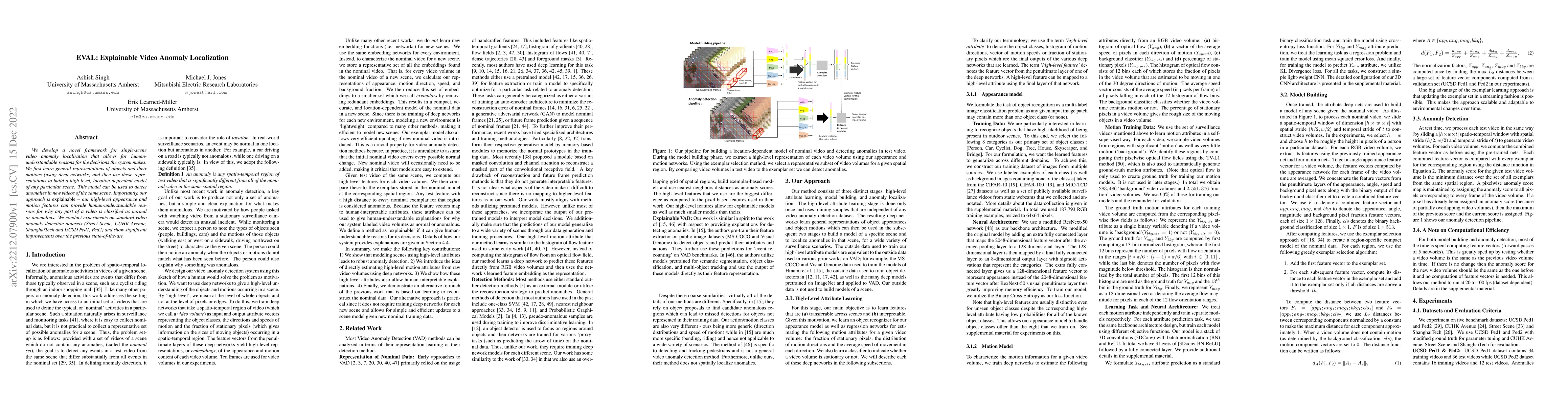 Thumbnail for EVAL: Explainable Video Anomaly Localization