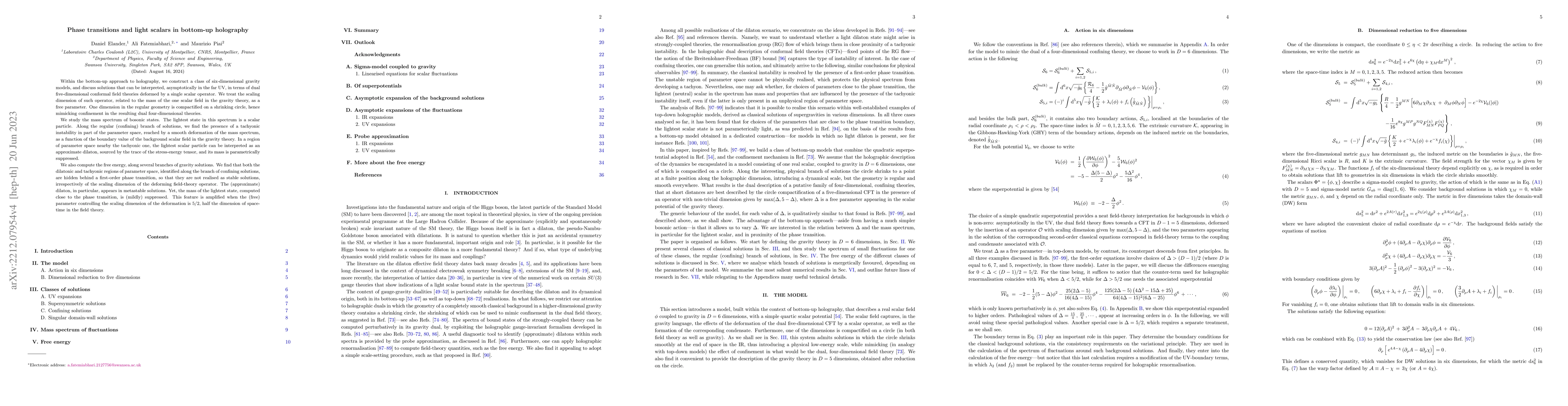 Thumbnail for Phase transitions and light scalars in bottom-up holography