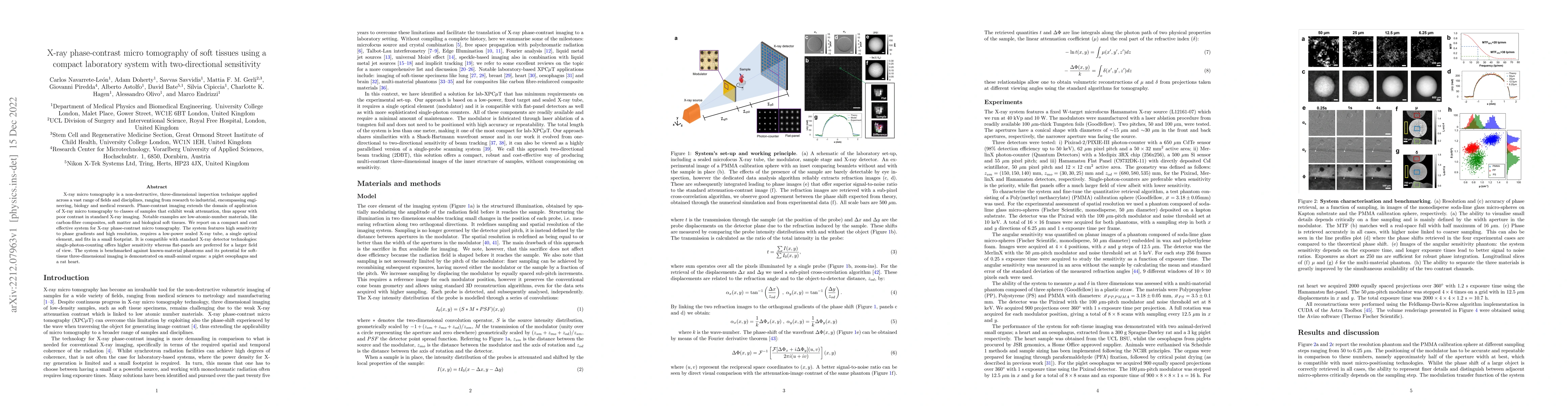 Thumbnail for X-ray phase-contrast micro tomography of soft tissues using a compact
  laboratory system with two-directional sensitivity