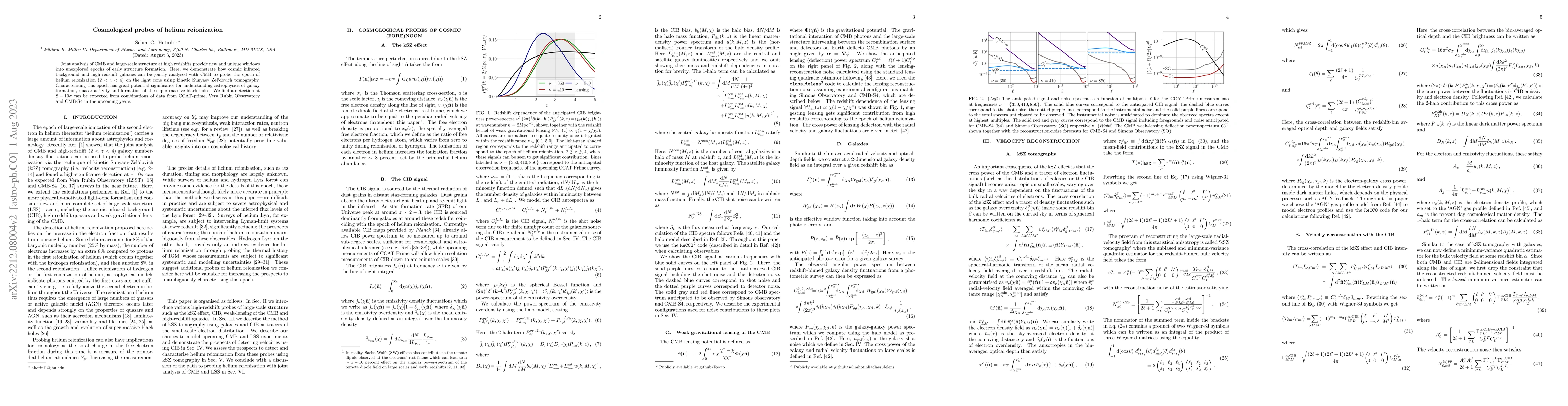 Thumbnail for Cosmological probes of helium reionization