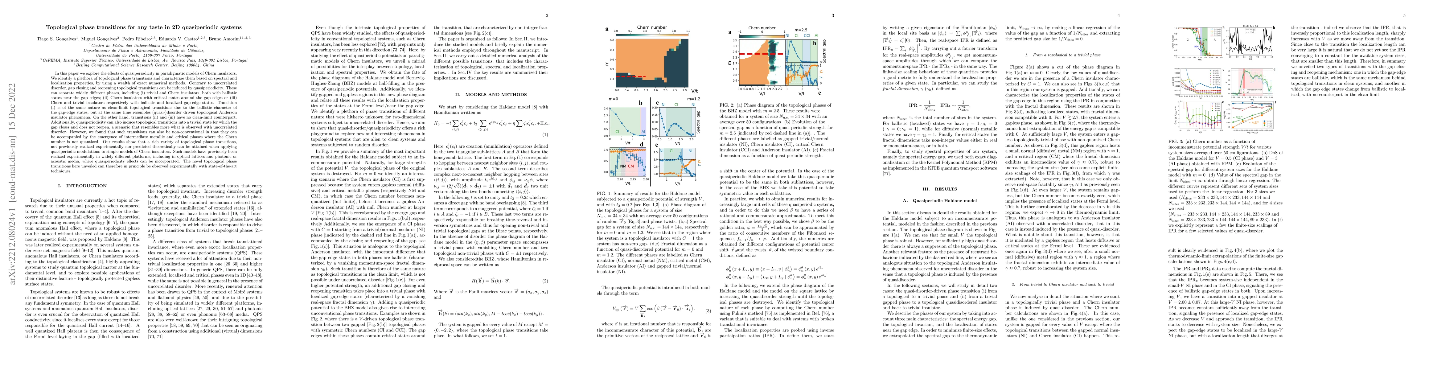 Thumbnail for Topological phase transitions for any taste in 2D quasiperiodic systems