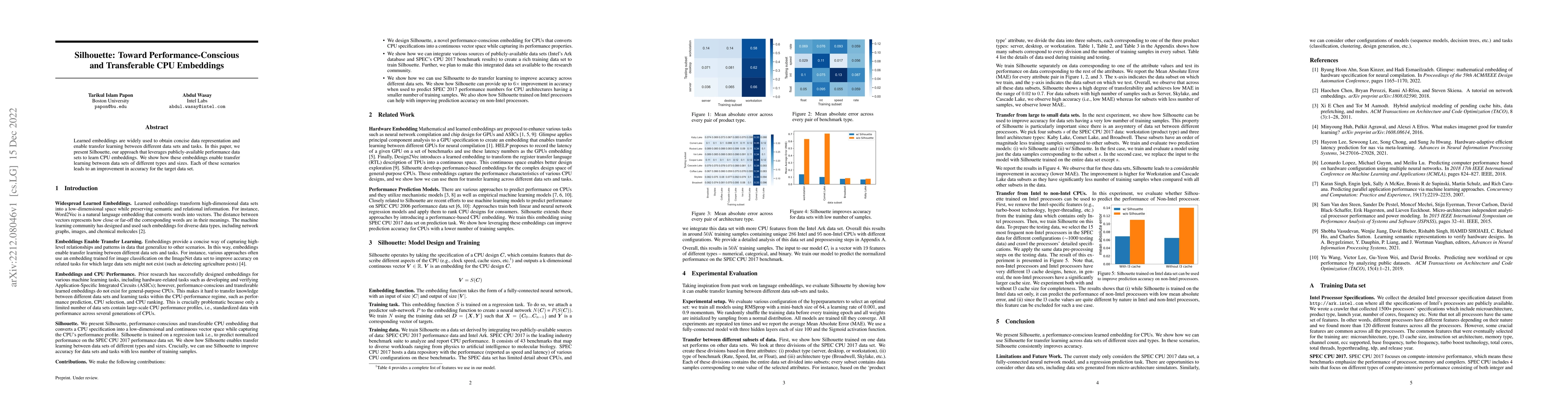 Thumbnail for Silhouette: Toward Performance-Conscious and Transferable CPU Embeddings