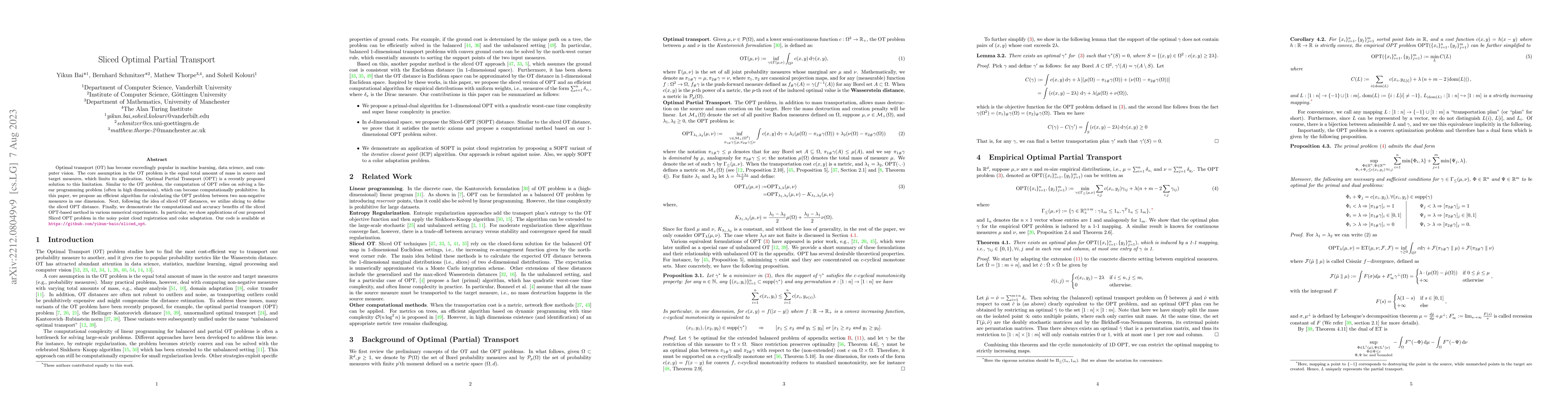 Thumbnail for Sliced Optimal Partial Transport