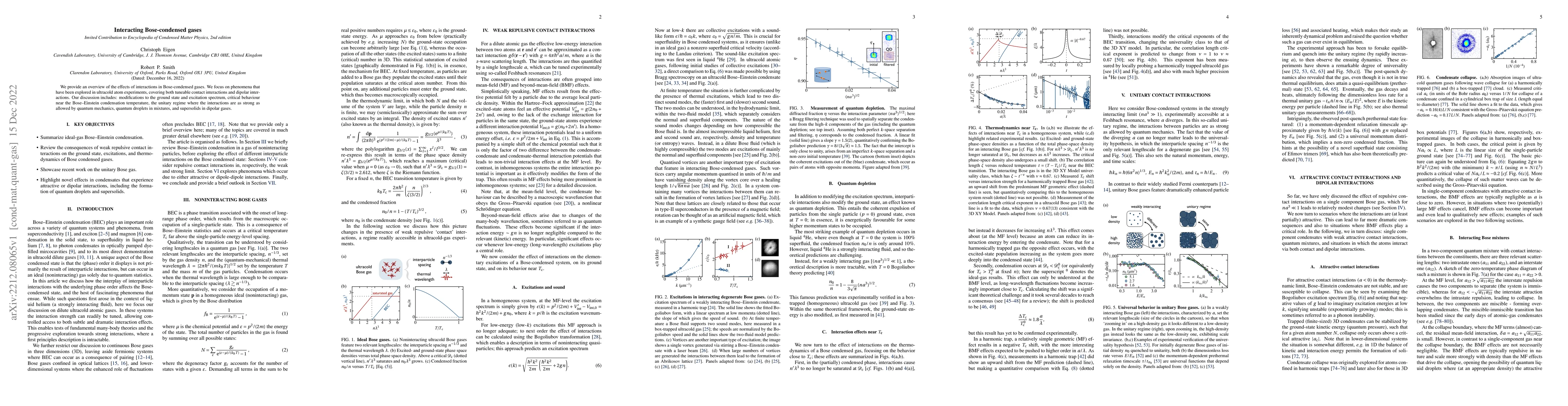 Thumbnail for Interacting Bose-condensed gases