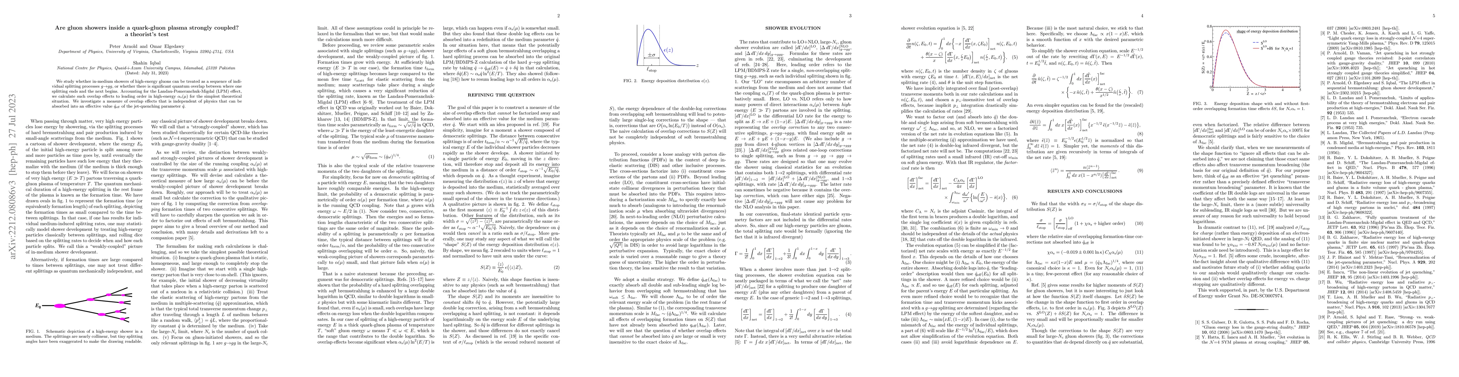 Thumbnail for Are gluon showers inside a quark-gluon plasma strongly coupled? a
  theorist's test
