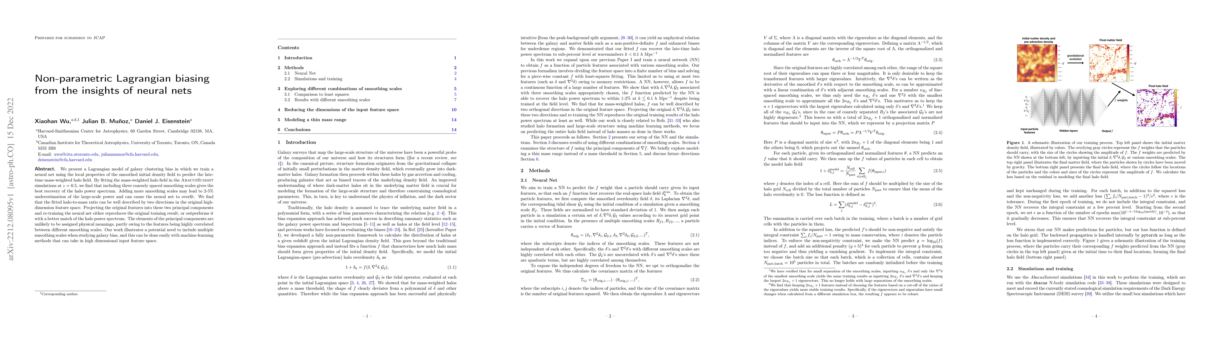 Thumbnail for Non-parametric Lagrangian biasing from the insights of neural nets
