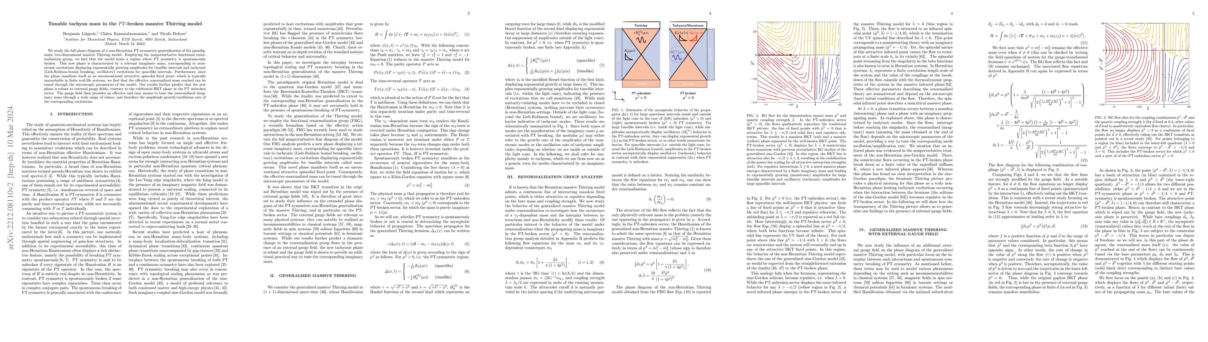 Thumbnail for Tunable tachyon mass in the PT-broken massive Thirring model