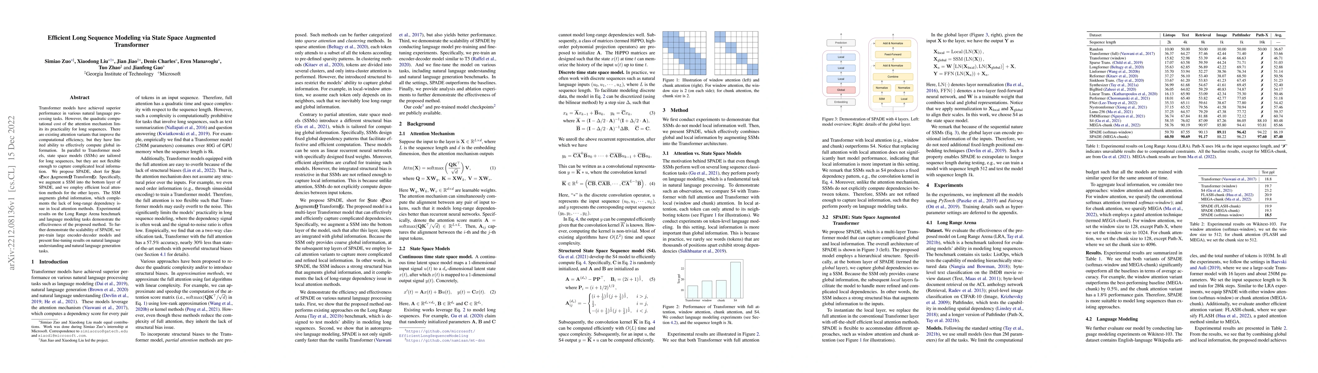 Thumbnail for Efficient Long Sequence Modeling via State Space Augmented Transformer