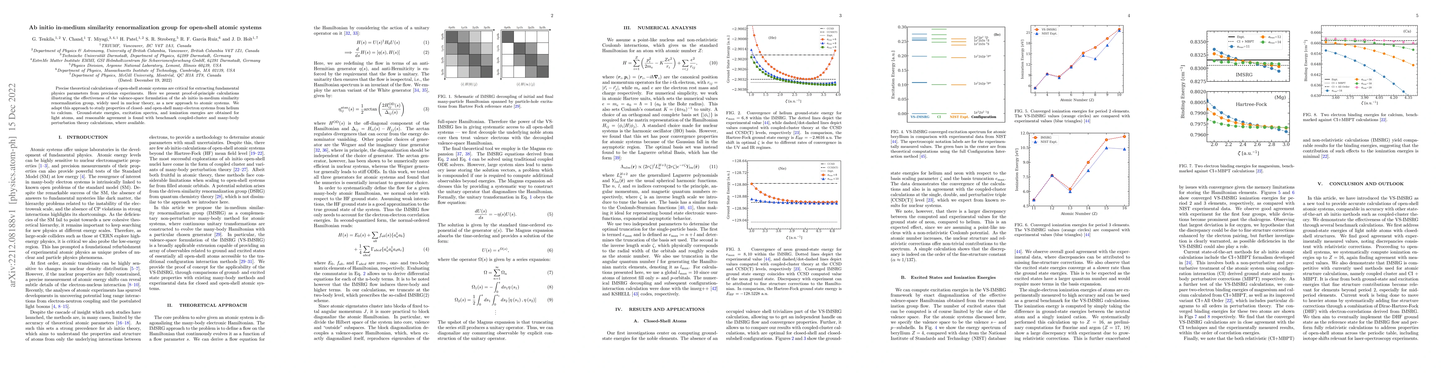 Thumbnail for Ab initio in-medium similarity renormalization group for open-shell
  atomic systems