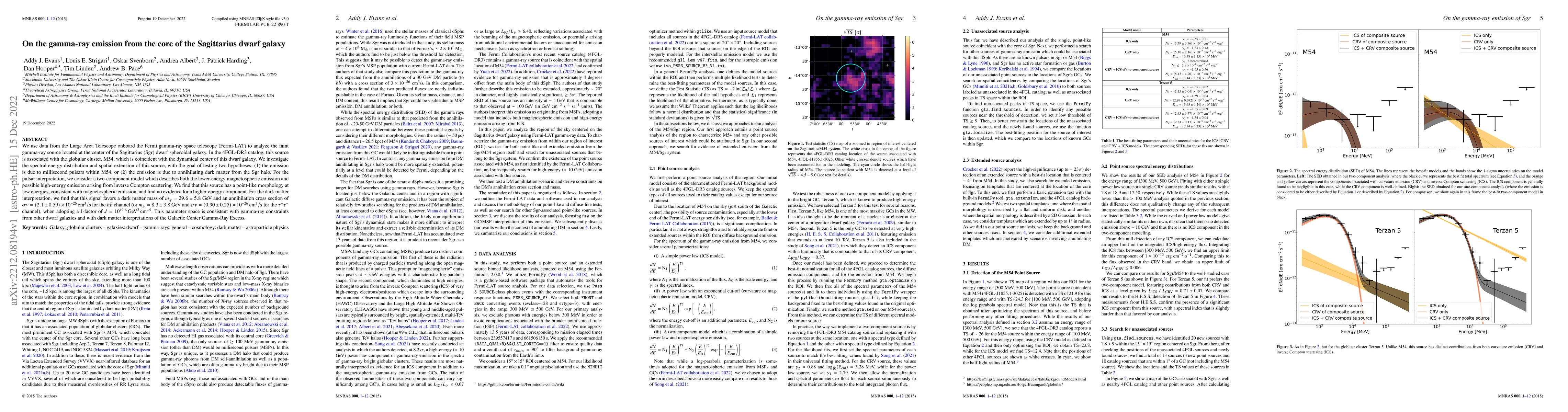 Thumbnail for On the gamma-ray emission from the core of the Sagittarius dwarf galaxy