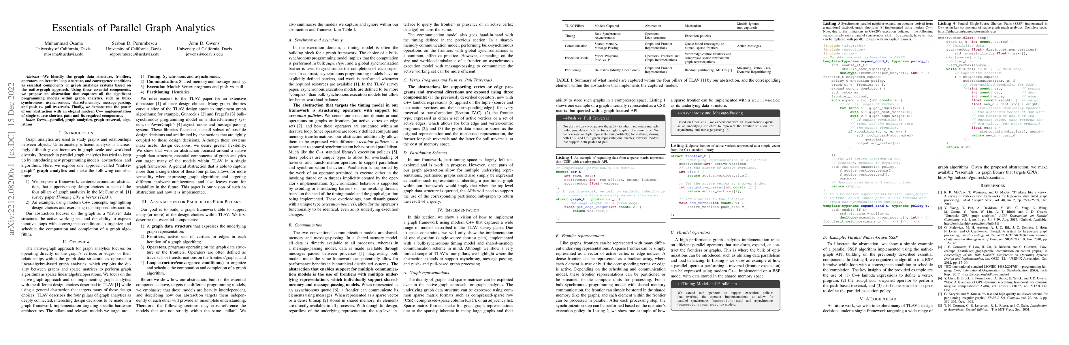 Thumbnail for Essentials of Parallel Graph Analytics