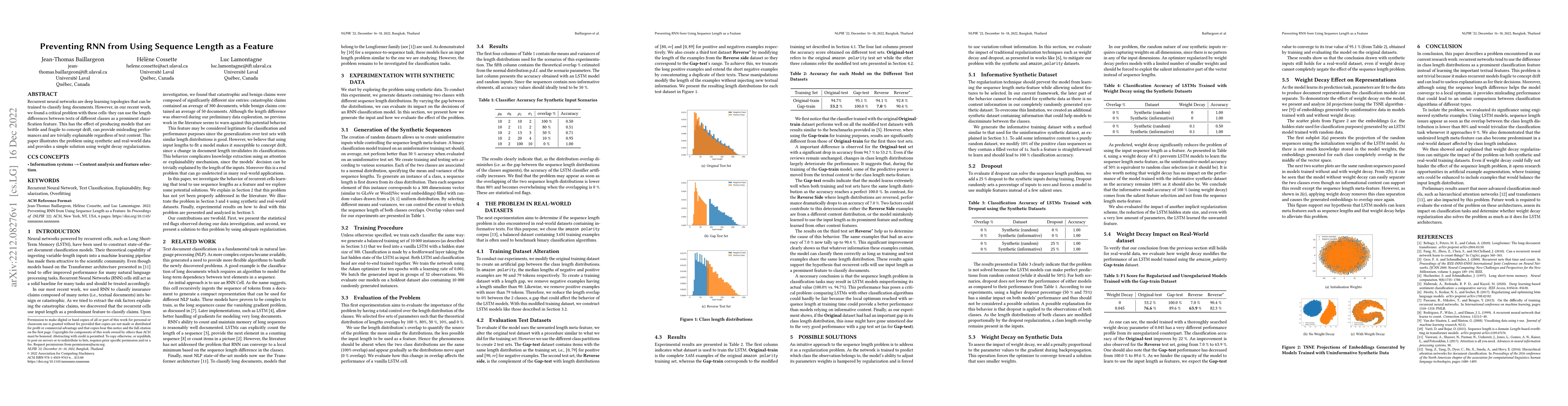 Thumbnail for Preventing RNN from Using Sequence Length as a Feature