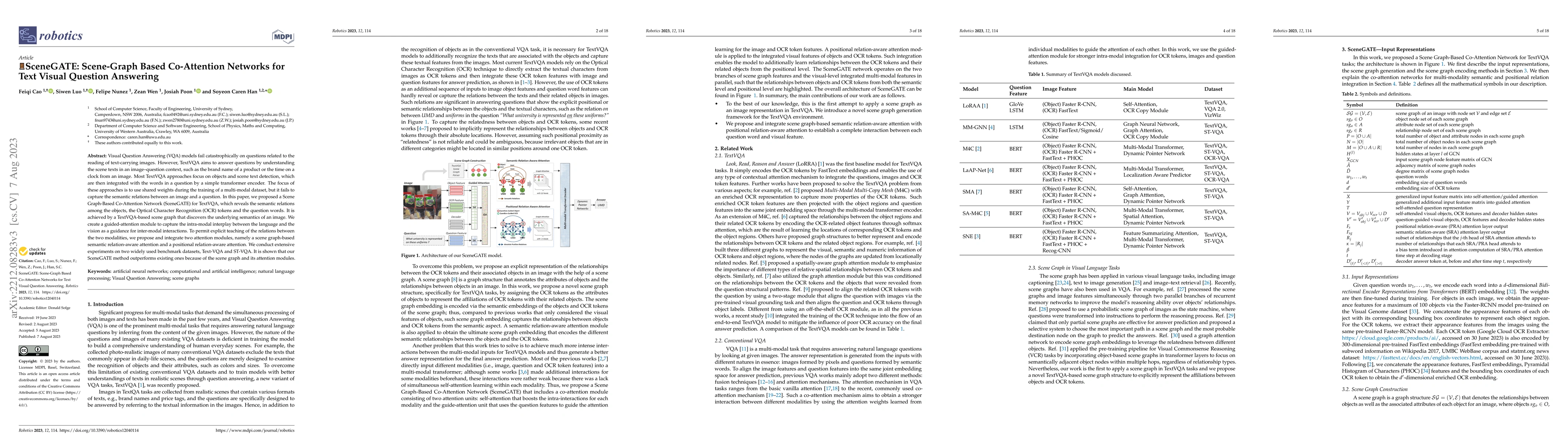 Thumbnail for SceneGATE: Scene-Graph based co-Attention networks for TExt visual
  question answering