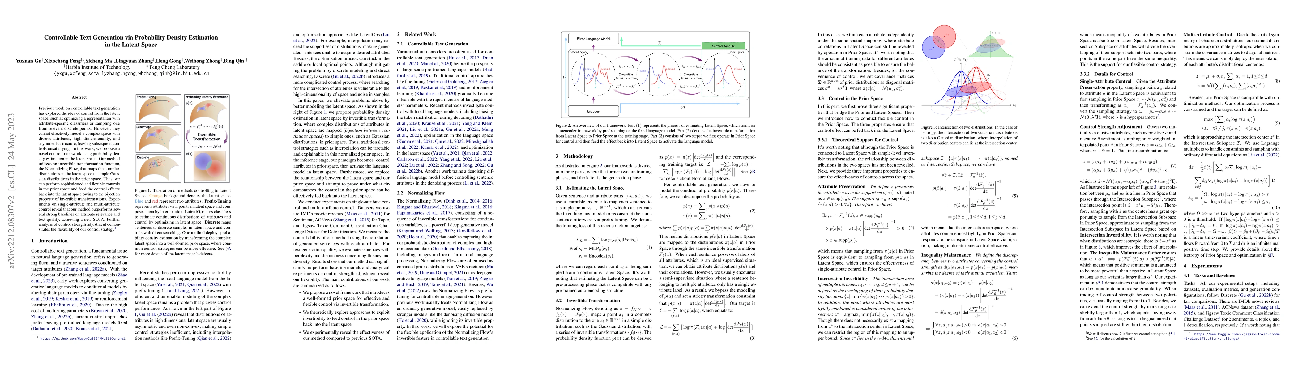 Thumbnail for Controllable Text Generation via Probability Density Estimation in the
  Latent Space