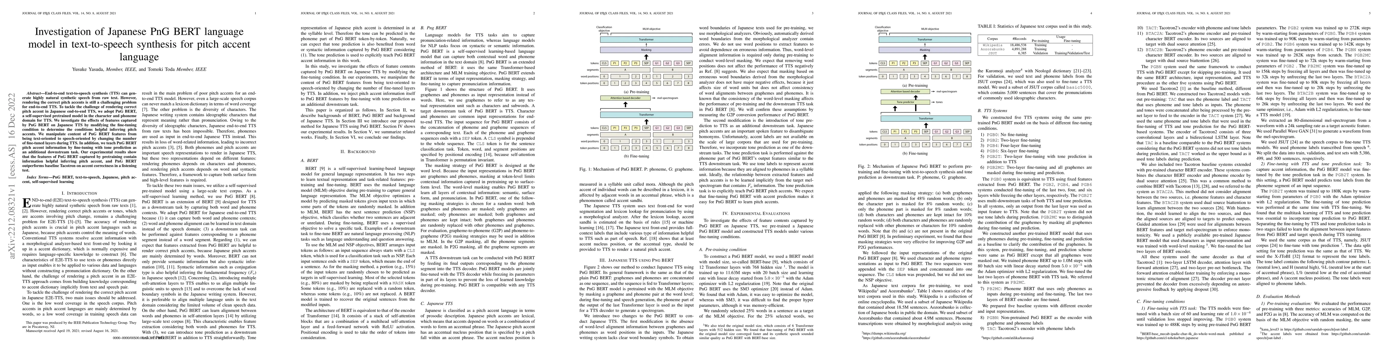 Thumbnail for Investigation of Japanese PnG BERT language model in text-to-speech
  synthesis for pitch accent language