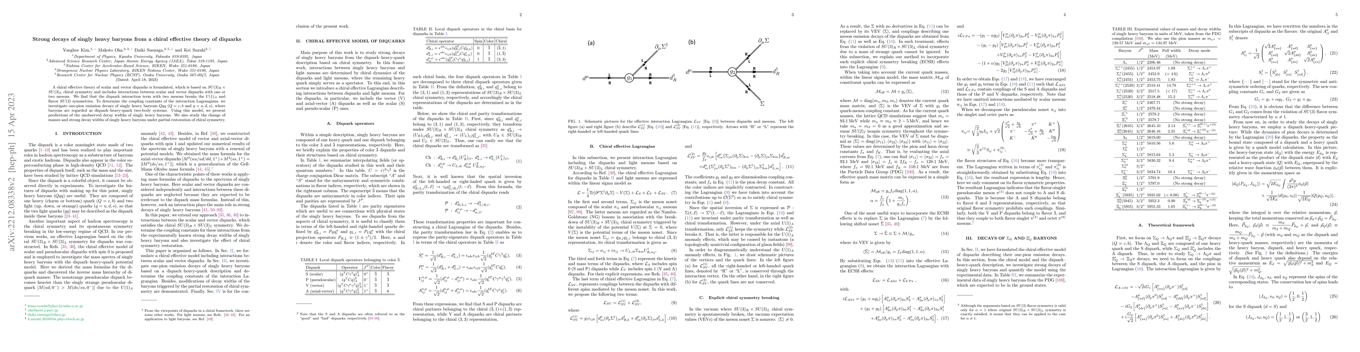 Thumbnail for Strong decays of singly heavy baryons from a chiral effective theory of
  diquarks