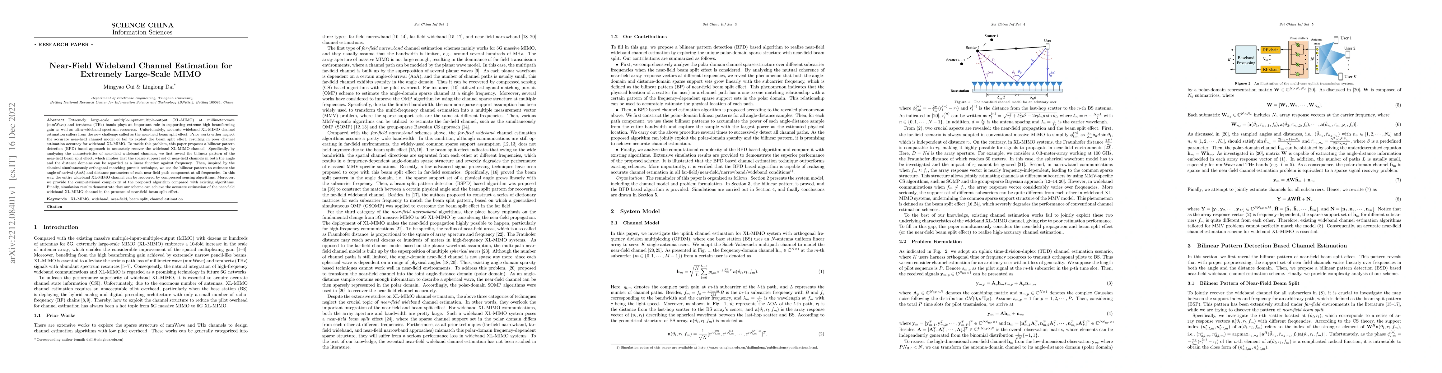 Thumbnail for Near-Field Wideband Channel Estimation for Extremely Large-Scale MIMO