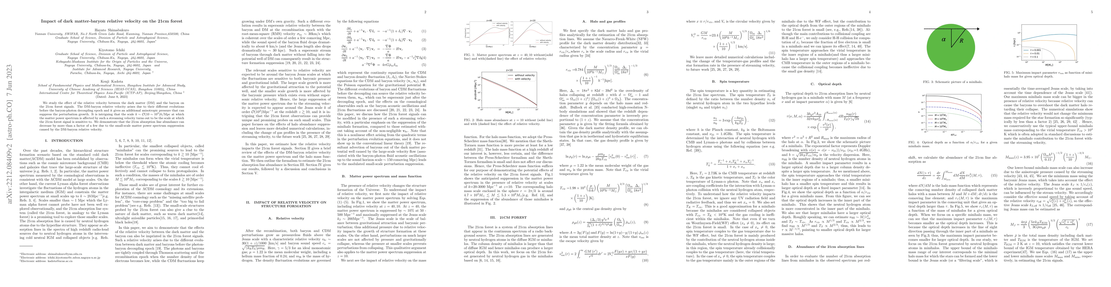 Thumbnail for Impact of dark matter-baryon relative velocity on the 21cm forest