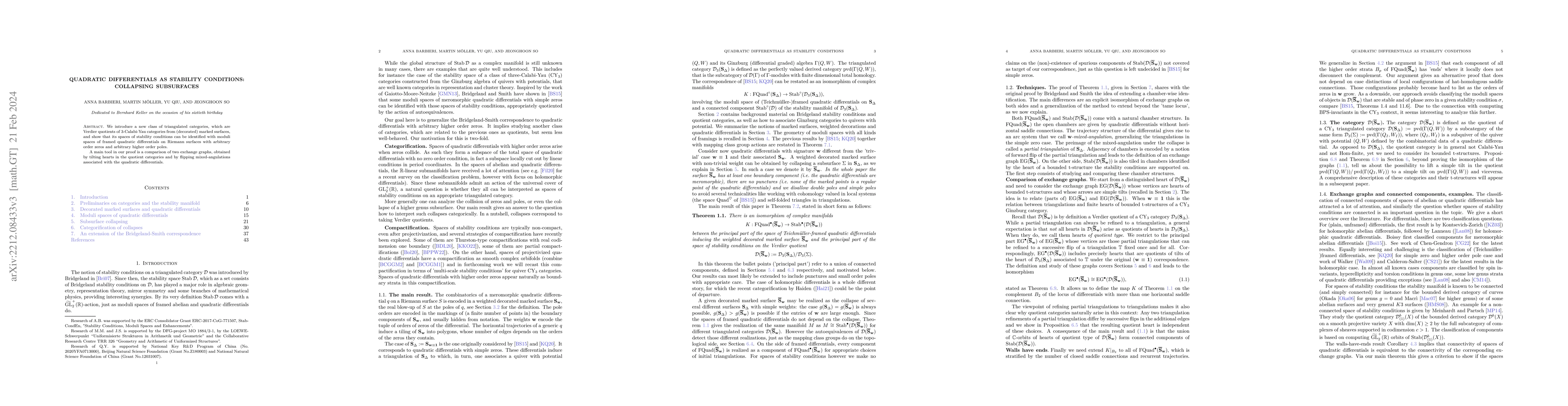 Thumbnail for Quadratic differentials as stability conditions: collapsing subsurfaces